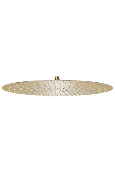 vidaxl Cap de duș rotund tip ploaie, auriu, 50 cm, din oțel inoxidabil
