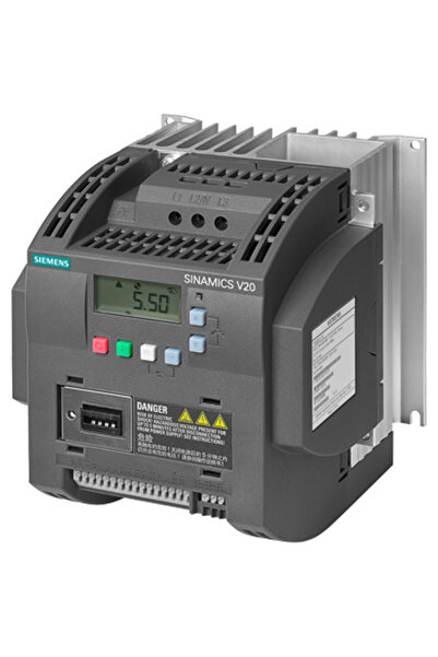 Siemens SINAMICS V20 1AC200-240V -10/+10% 47-63HZ ΟΝΟΜΑΤΙΚΗ ΙΣΧΥΣ 2,2 ΜΕ 150%...