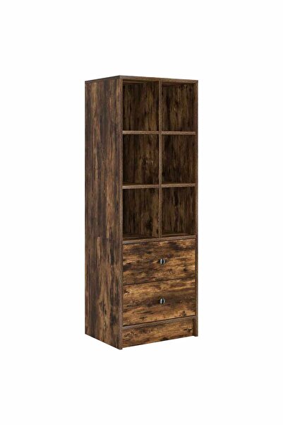 vidaxl Bufet cu sertar Stejar fumuriu 45,5 x 34 x 127 cm