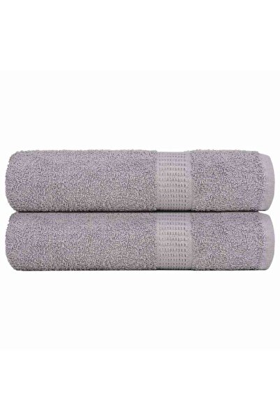 vidaxl Prosoape de duș, FROGN, 2 buc., gri, 70 x 140 cm, 360 g/m²