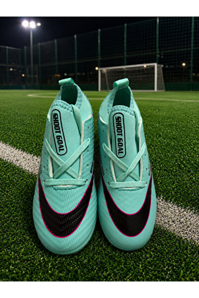 sinmm Boys' Crampon Sock Socks Carpet Field Flat Football Sports Shoes Water Green--Filet-Garson