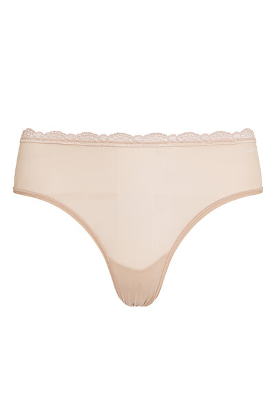 Calvin Klein Bej Kadın Bikini Külot LV00QD5273 CK WOMEN