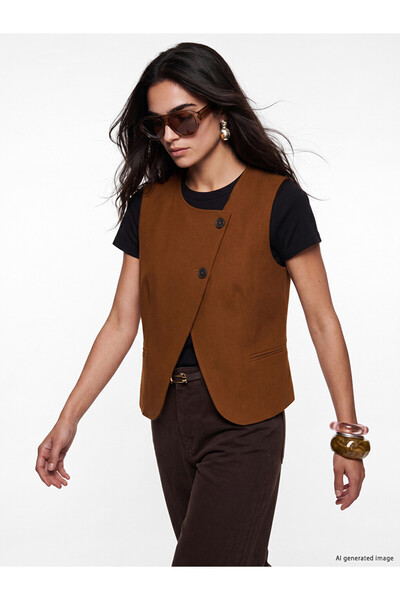LC Waikiki Zero Roba Collar Women's Classic Vest from Uzg Store for Style Ent...