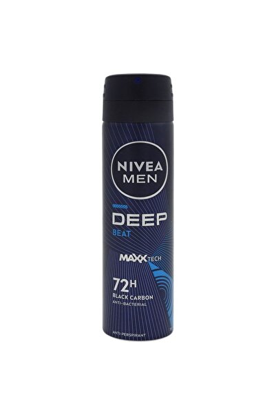 NIVEA Deodorant Antiperspirant, Nivea, 150 ml Bărbați Deep Beat Black Carbon 72H