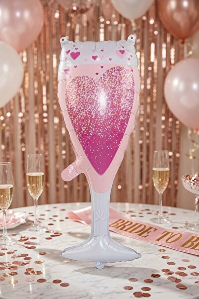 DODOMAR Foil Balloon Pink Cup 90X41 cm Bachelor Birthday Party Decoration Orn...
