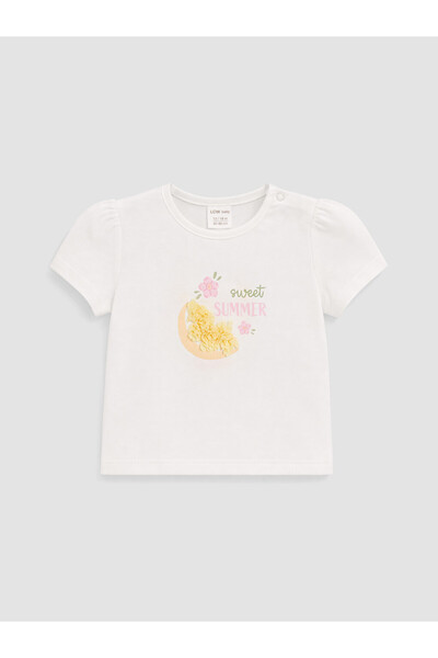 LC Waikiki Embroidered Baby Girl T-Shirt and Leggings Set