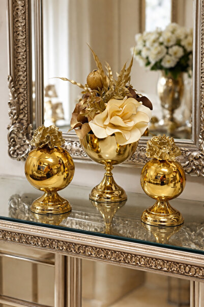 essacraft GOLD EVA ARANJMAN AYAKLI ŞEKERLİK SET- Takım