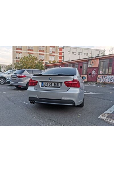 BMW Eleron Spoiler lip portbagaj Seria 3 E90 M4 negru lucios