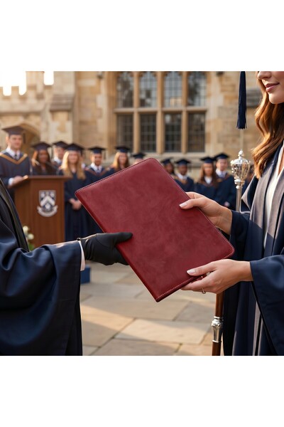 Rubicon Diploma Folder - Diploma Holder (Thermo Faux Leather with Velvet Lining)
