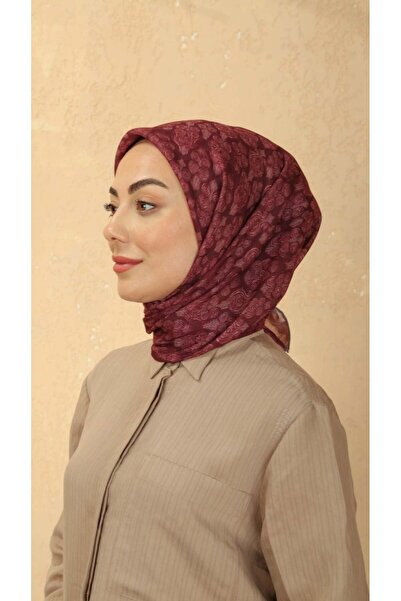 locella Soft Pamuk Eşarp Bordo