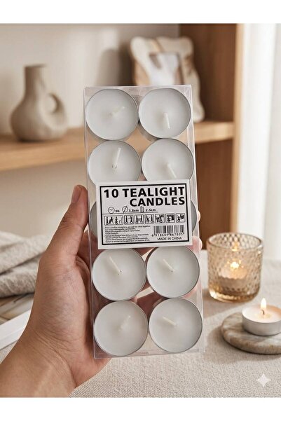 Generic 10-Piece Candle Set Large Size
