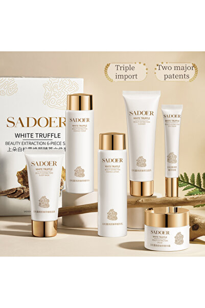 SADOER Luxury White Truffle Skin Care Set, 6-Piece Moisturizing Radiance and ...