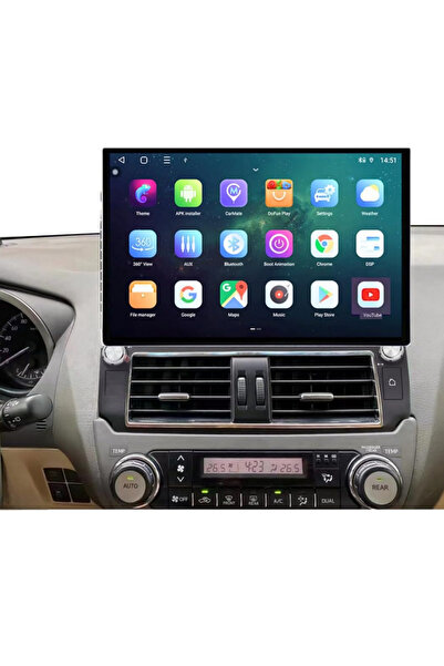 Carplayer Toyota prado andorid screen 13 inch model 2014-2017 wireless applec...