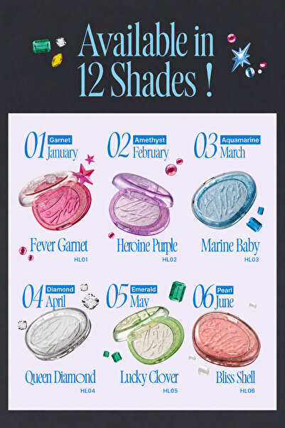 Fwee Glitz Stone Highlighter 08 Wish Moon Illuminator 5.5g