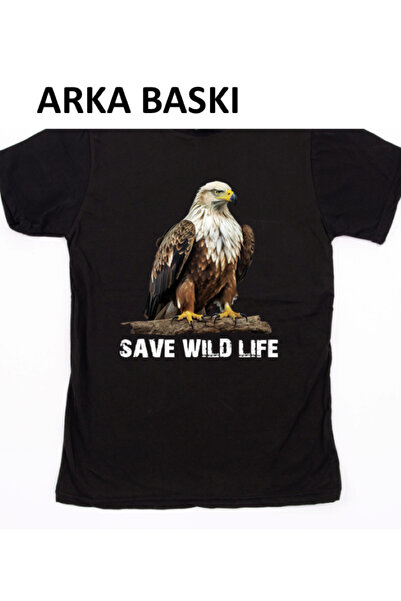 mAddog SAVE WILD LIFE "eagle" 1 / BÜYÜK BEDEN (relax Fit) 13xl 12xl 11xl 10xl...