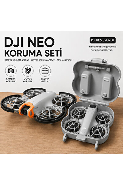 Equa Studio DJI Neo Uyumlu Tam Koruma Seti - Kamera Koruyucu + Gövde Koruyucu...