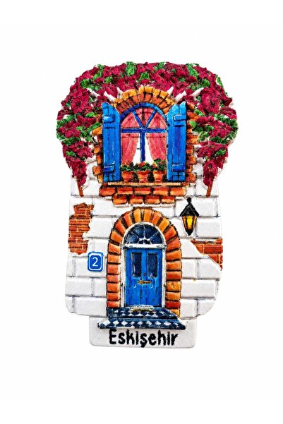 ella'nın çarşısı Eskişehir Magnet Kabartma Figürlü Polyester . Boyut: 5 cm x ...