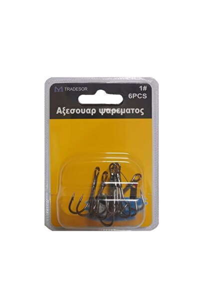 Tradesor Αγκίστρια ψαρέματος - Αγκίστρι - Νο.4 - 8 τεμάχια - 830250