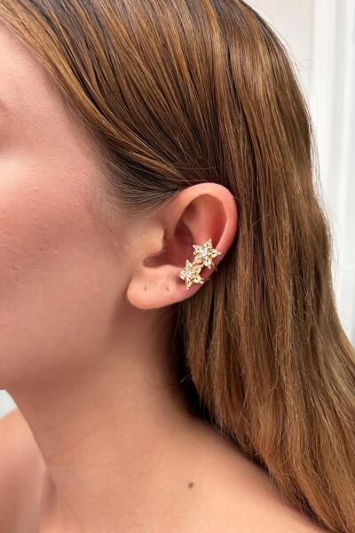 Charmist Çelik Sıkıştırmalı Stella Earcuff