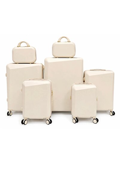 Assoda Dabesh Bridal Travel Luggage Sets 7 Pieces Premium Fiber Suitcase Set
