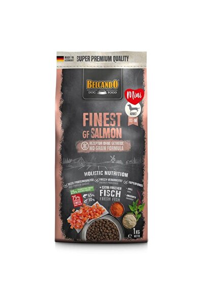 BELCANDO Finest GF Salmon Ξηρά Τροφή Χωρίς Σιτηρά για Ενήλικους Σκύλους Μικρό...
