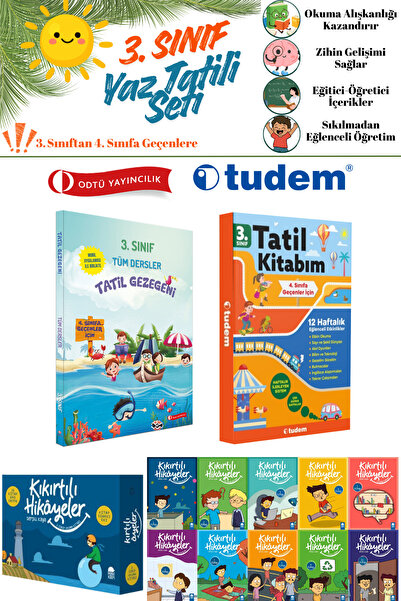 ODTÜ Yayıncılık 3'den 4'e Geçenler İçin 3. Sınıf Tatil Kitap Seti Tatil Gezeg...