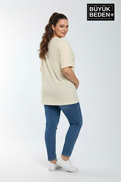 Superlife تي شيرت نسائي كبير الحجم مطبوع عليه ميدو بروكلين 3xl-6xl برقبة دائر...