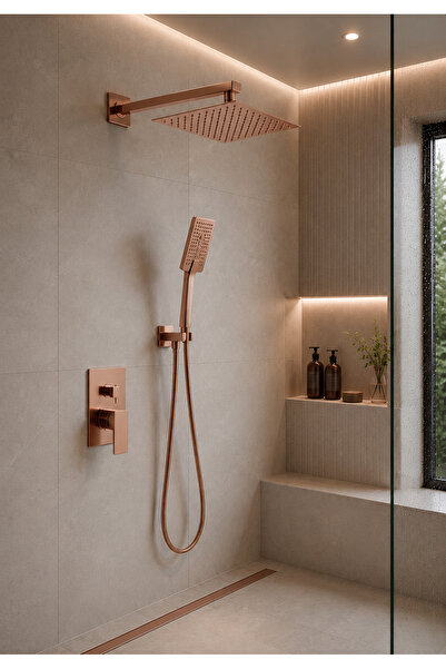 titanium design Modern Ankastre Duş Seti