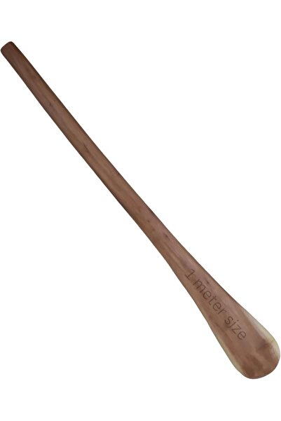 Hasanat Essentials 1 Meter Long Wooden Cooking Spoon – Large Spatula for Publ...