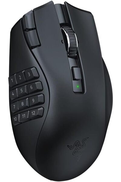 RAZER ماوس الألعاب اللاسلكي ناجا V2 هايبرسبيد MMO: 19 زرًا قابلًا للبرمجة مع ...