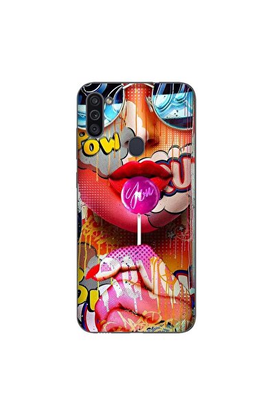 OEM Husa compatibila cu Samsung Galaxy A11 Silicon Gel Tpu Model Pop Art Lolipop