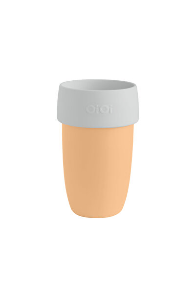 OiOi Akıtmaz Alıştırma Bardağı Leak Lock +6 Ay - Dreamy Orange / Powder Grey