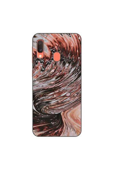 OEM Husa compatibila cu Samsung Galaxy A20e Silicon Gel Tpu Model Copper Stream