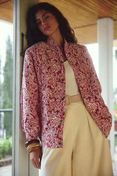 Touché Privé LACE BOMBER JACKET