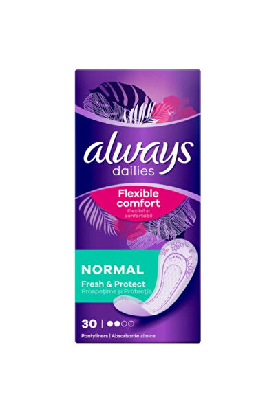 Always Absorbante Zilnice - Dailies Flexible Comfort Normal Fresh & Protect, ...