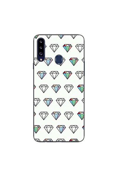 OEM Husa compatibila cu Samsung Galaxy A20S Silicon Gel Tpu Model Diamonds Pa...