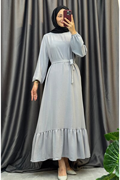 NİSUM MODA Belted Aerobin Dress