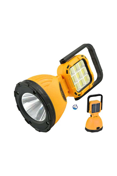Vivendo Lanterna portabila multifunctionala cu incarcare solara si reincarcab...