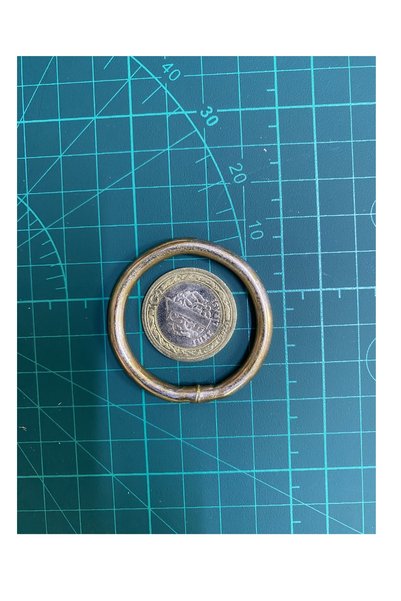 Tuna Empty Ring No:18 Round Closed Ring, Bag Ring, Metal Ring 10 Pcs