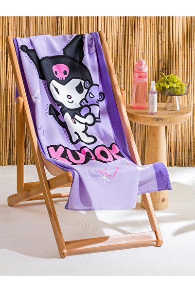 LC Waikiki منشفة شاطئ للفتيات مطبوعة بتصميم ليلا كورومي مقاس 70x150 سم