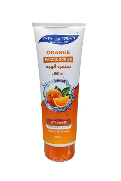 MY BERRY ماي بيري صنفرة الوجه بالبرتقال مناسب لجميع النواع البشره 250 مل