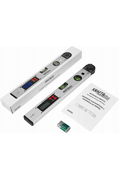 Kraft&dele 400MM 230 de grade Nivelă digitală LCD și goniometru electric cu b...