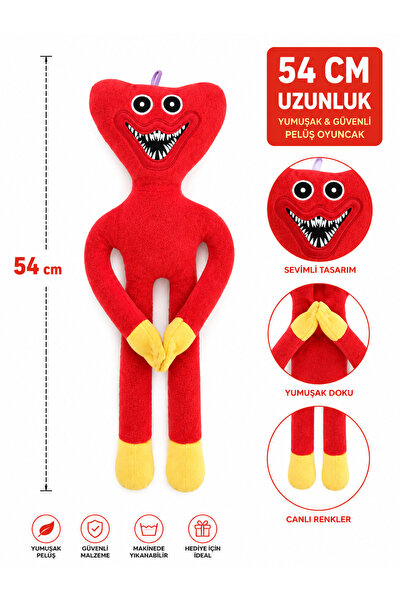 tmtoysandmore 55 Cm Peluş Oyuncak Uyku Arkadaşı Hugy