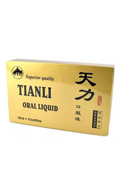 Tianli Set de fiole originale, soluție orală pentru erecții puternice, 6 fiole