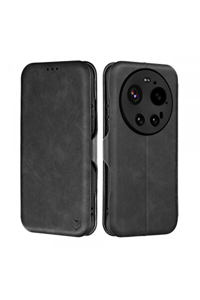 Techsuit Husa pentru Xiaomi 17 Ultra, Techsuit, Safe Wallet Plus, Neagra