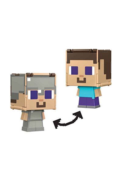 MINECRAFT Flippin' Figs 2'si 1 Arada Figürler HTL43-JPN15