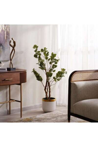 PAN HOME Artificial Eucalyptus Tree 40x40x120cm - Green