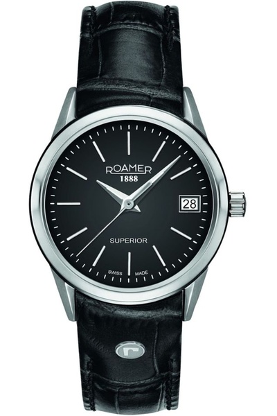 Roamer ceas de damă 508856 41 55 05, negru, clasic, pentru cupluri