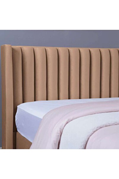 PAN HOME Venus Headboard Velvet Gold L-160 : H-125 Cm