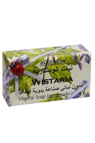 Alchimia Vegetal Soap Wisteria 200G | Elegant Italian Soap | Soft Floral Wist...